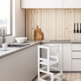 roba Lernturm Roba 3-fach höhenverstellbar Holz weiß
