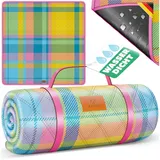 Picknickdecke, KESSER, Stranddecke Outdoor Decke XXL bunt