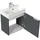 Posseik Cubi Slimline Waschbecken 50 x 31,8 cm
