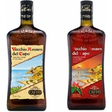 Vecchio Amaro Del Capo Spicy Duo, Kräuterlikör und Red Hot, Alk. 35%, 2 x 700 ml