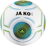 Jako 2337 Herren Ball Futsal Light 3.0, 4,weiß/JAKOblau/neongrün-290g