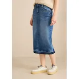 Cecil Jeansrock Damen Blau 28