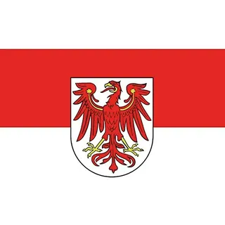 Flagge 27389020 (Brandenburg, 30 x 20 cm, Spunpolyester)