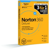 NortonLifeLock Norton 360 Deluxe 25 GB 3 Geräte 1 Jahr ESD ML Win Mac Android iOS