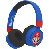 OTL Super Mario Kabellose Kopfhörer für Kinder Bluetooth Kopfhörer Blau