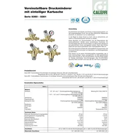 CALEFFI Druckminderer 5350 1/2'' AG