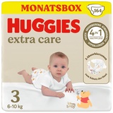 HUGGIES Babywindeln Extra Care mit Disney-Design Größe 3, 144 Windeln (2x72)