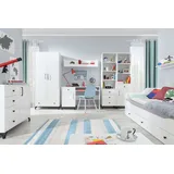 99rooms Arm Kinderzimmer-Set I Weiß Hochglanz
