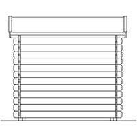 SKANHOLZ SKAN HOLZ Anbauschuppen 200x200cm