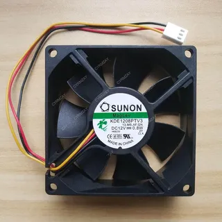 CYRMZAY kompatibel für SUNON KDE1208PTV3 8CM 80 * 80 * 25MM 12V 0.8W 3Pin Lüfter