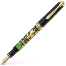 Pelikan Toledo M900 Kolbenfüller schwarz-gold F (fein), 1 St.