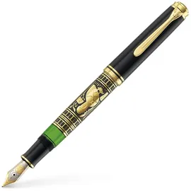 Pelikan Toledo M900 Kolbenfüller schwarz-gold F (fein), 1 St.