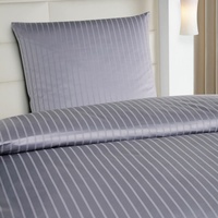 BettwarenShop Kissenbezug einzeln 80x80 cm | anthrazit  Hotelbettwäsche Viola
