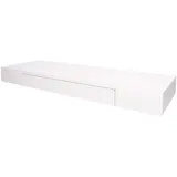 berlinlodge Wandregal 80 x 25 x 8 cm Weiß