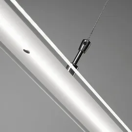 B.K.Licht LED Pendelleuchte, silber