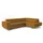 storez24 Eckcouch Textil 3-Sitzer Gold