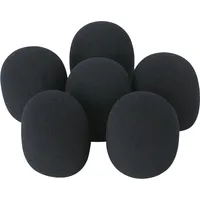 Showgear DWS-66 – Mikrofon-Windschutzset, 6-teilig – schwarz