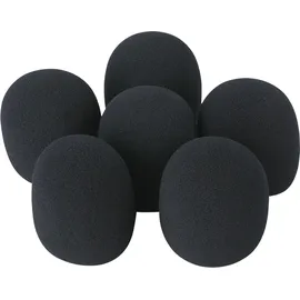 Showgear DWS-66 – Mikrofon-Windschutzset, 6-teilig – schwarz