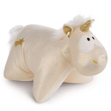 NICI 43727 Kuscheltier-Kissen 2in1 Einhorn Shooting Star Plüsch Theodor 40x30cm