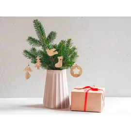 Marrakesch Orient & Mediterran Interior Weihnachtsanhänger 5er Set braun