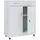 Mendler Aktenschrank HWC-O89, Stahlschrank Büroschrank, Rollen Türen Schubladen abschließbar Metall 116x90x40cm ~ weiß