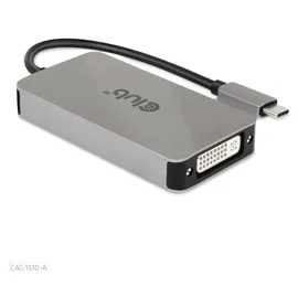 Club 3D DVI-D Adapter USB Typ-C auf Dual Link 0,25 m Grau