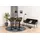 Actona Bartisch Ibiza Ø 60 cm 105 cm Schwarz