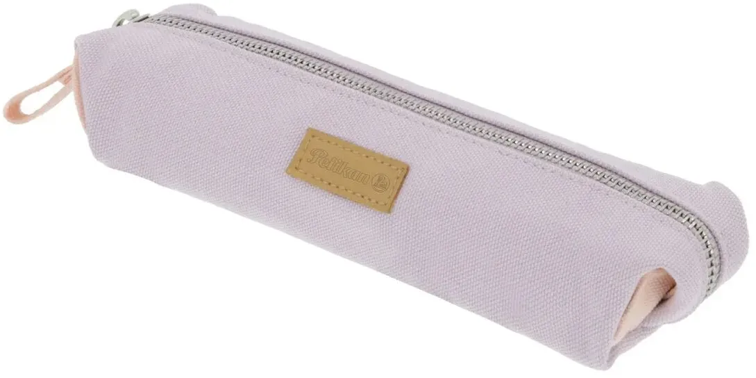 Pelikan 521000 Etui Weiches Federmäppchen Polyester Aprikose, Lavendel