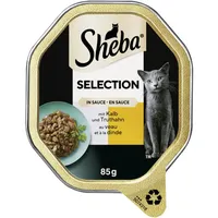 Sheba Selection mit Kalb Truthahn in Sauce 85G