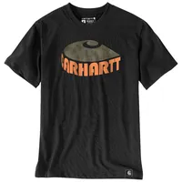 CARHARTT Herren T-Shirt Camo C Graphic, Farbe:Black, Größe:M