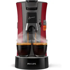 Philips Senseo Select CSA240/90 dunkelrot/grau