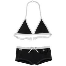 Buffalo Triangel-Bikini mit trendiger Hotpants Schwarz 170/176