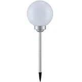 ETC Shop LED Solar Außen Steck Lampe Garten Beleuchtung Erdspieß Kugel Leuchte weiß Steckleuchte Solarlampe