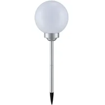 ETC Shop LED Solar Außen Steck Lampe Garten Beleuchtung Erdspieß Kugel Leuchte weiß Steckleuchte Solarlampe