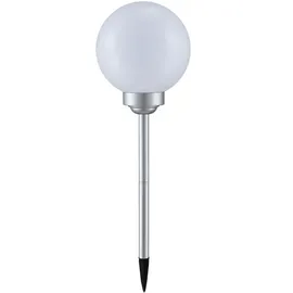 ETC Shop LED Solar Außen Steck Lampe Garten Beleuchtung Erdspieß Kugel Leuchte weiß Steckleuchte Solarlampe