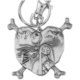 monogram int. Nightmare before Christmas Metall-Schlüsselanhänger Jack and Sally in Heart