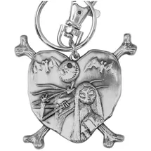 monogram int. Nightmare before Christmas Metall-Schlüsselanhänger Jack and Sally in Heart