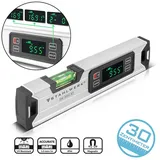 STAHLWERK Digitale Wasserwaage DW-300 ST aus Aluminium mit 300 mm Länge
