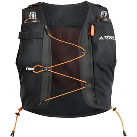 adidas Terrex Techrock 12 l Trailrunning-Weste Black / White / Impact Orange S