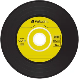 Verbatim Azo Data Vinyl-Design CD-R 80min/700MB, 52x, 10er Slimcase (43426)