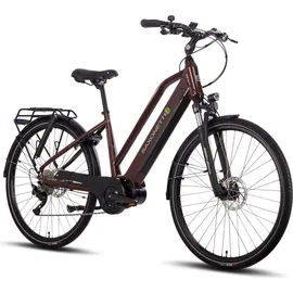 Saxonette Premium Sport Trapez 28" RH 50 cm Damen bordeaux glänzend