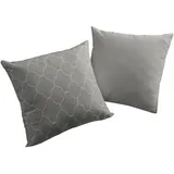ADAM Audio Kissenbezug Indian Cortezada Light 50 x 50 cm Grau
