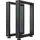 GGM Möbel 2er-Set U Barhocker & Hochbank Kufen | Füße: 8x8cm | B40xH73cm | Schwarz | Kufen Hochbank, Barhocker Gestell Kufen