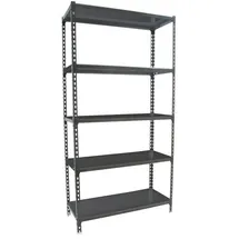 Proregal Schwerlastregal Metal Shark HxBxT 180 x 80 x 40 cm Fachlast 180 kg Anthrazit