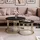 lookway LORI Gold Schwarz Holzwerkstoff 70 x 49 cm