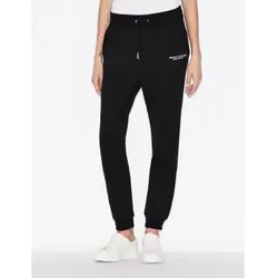 Armani Exchange für Damen. 8NYPBAYJE5Z1200 Schwarze Leggings-Hose (L), Lässig, Sportlich, Baumwolle, Sportbekleidung