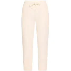 Cartoon Leinenhose Damen Lässig Beige 46