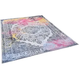 Gino Falcone Teppich »Cosima-118« rechteckig 3 mm Höhe gewebter Jaquard-Teppich, mit Chenillegarn, moderne Orient-Optik