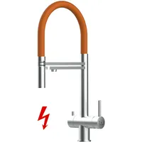 VIZIO NIEDERDRUCK 3 Wege Wasserhahn Einhebelmischer Orange