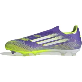 adidas F50 League Laceless FG/MG Purple Rush / Cloud White / Lucid Lemon 45 1/3